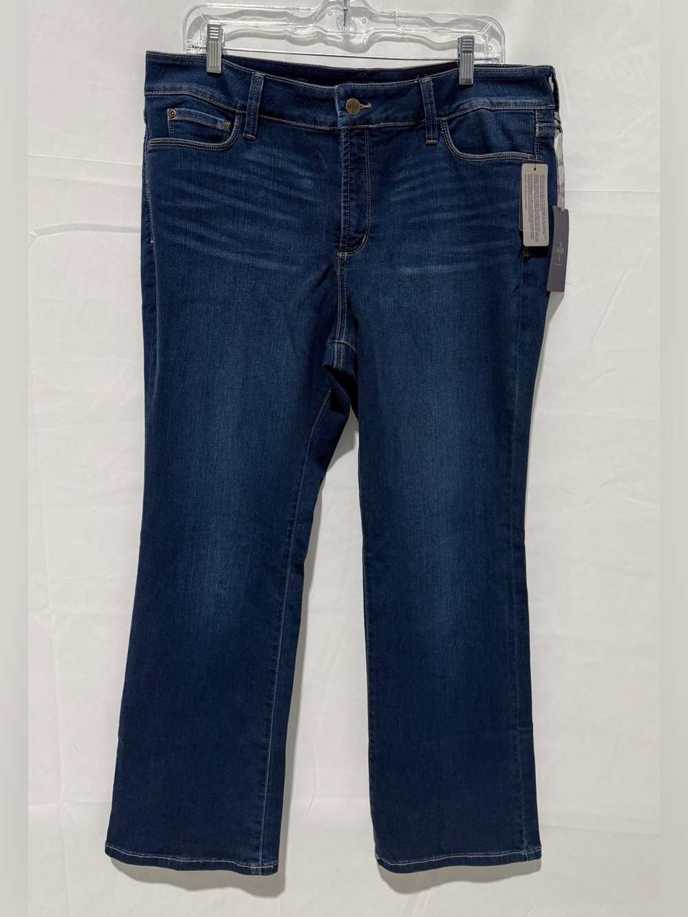 NWT NYDJ Barbara Bootcut Echo Valley Wash Denim Jeans, 16P, Petite Plus Size